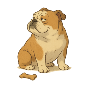 Bouledogue français attentif durant un exercice d'éducation aux ordres de base